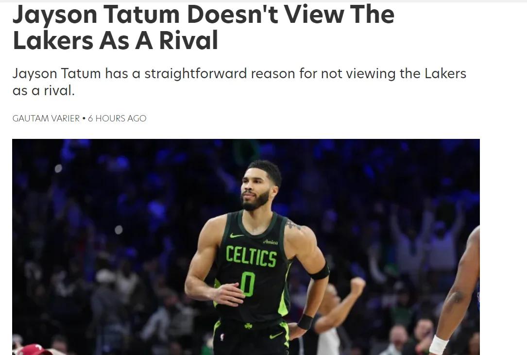 爱游戏娱乐-塔图姆新星领先优势明显表现突出,湖人前途光明!引发球迷热议的简单介绍